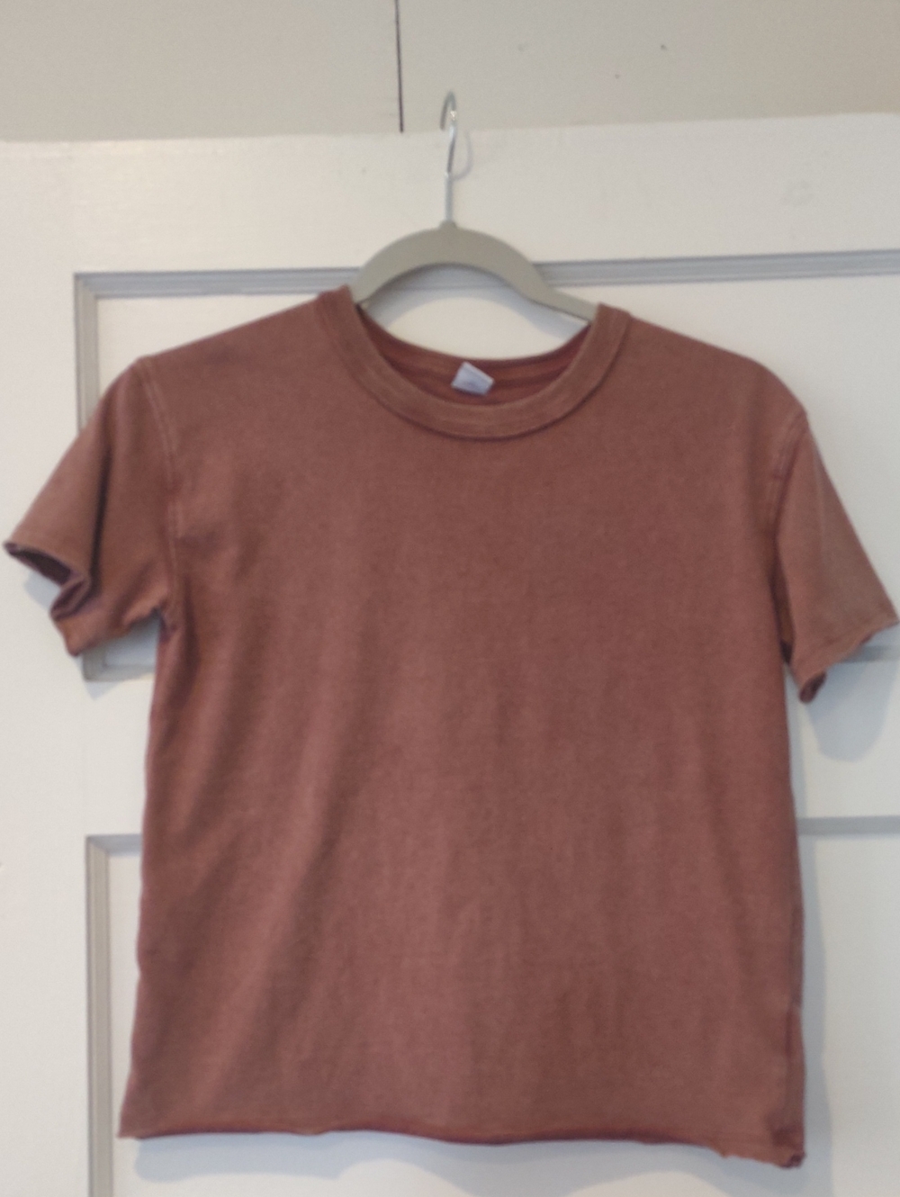 Old Navy Women's Short-Sleeve Crewneck Tee — Dusty Rust